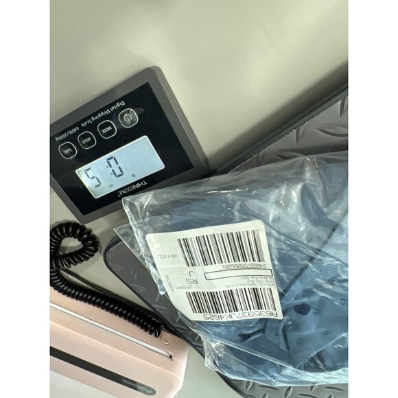 Denim and Co Valentines Clip Dot Button Front Shirt Med Denim Blue Womens Small - Picture 6 of 6